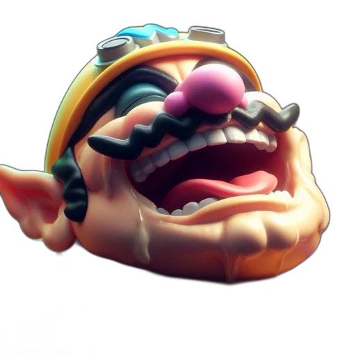 face, mask, creature, staff transparent PNG cut-out