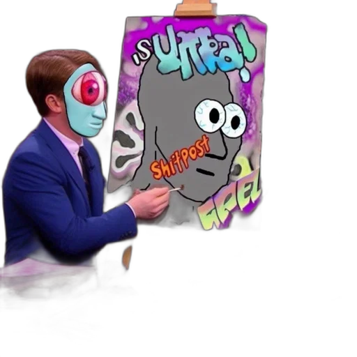 mask, robot, jacket, creature transparent PNG cut-out