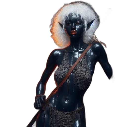 staff, mask, creature, dress transparent PNG cut-out
