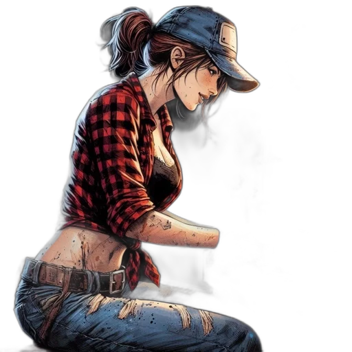 hat, comic book art, concept art, cartoon transparent PNG cut-out