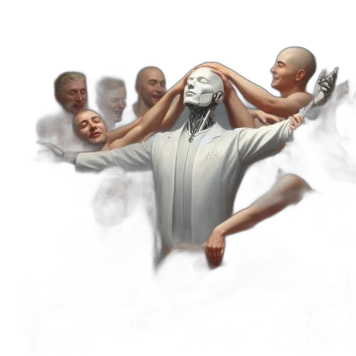 mask, creature, face, staff transparent PNG cut-out
