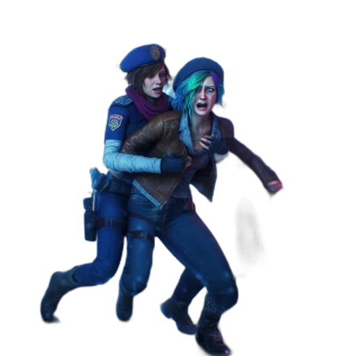weapon, jacket, concept art, 3d render transparent PNG cut-out