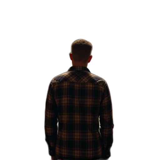 jacket, staff, face, hair transparent PNG cut-out