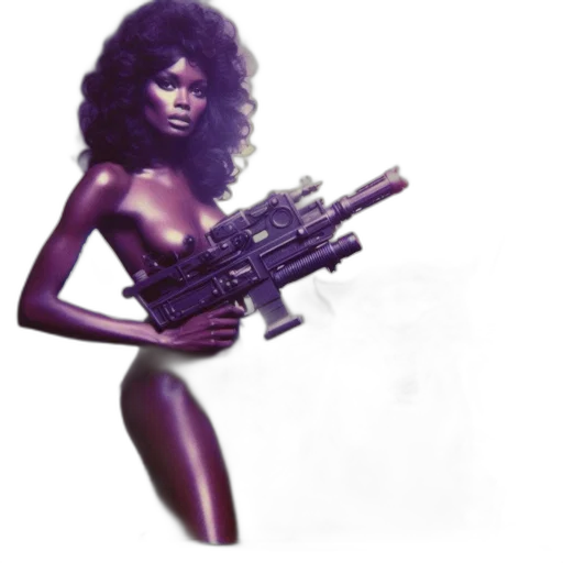 weapon, concept art, comic book art, cyberpunk transparent PNG cut-out