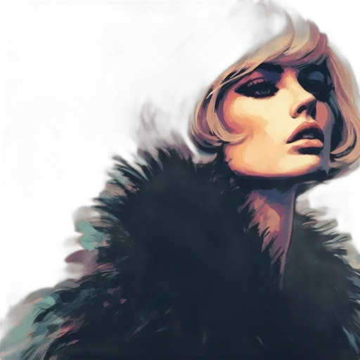 jacket, face, photorealistic, fantasy art transparent PNG cut-out