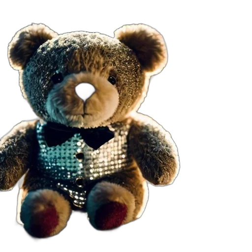 jewelry, 3d render, bedazzled, teddy transparent PNG cut-out