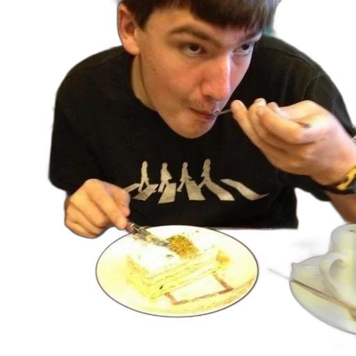 food, creature, man, black transparent PNG cut-out