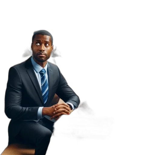 staff, sophisticated, man, suit transparent PNG cut-out