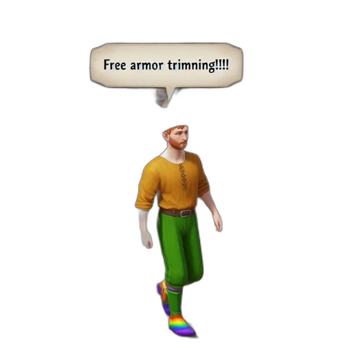 3d render, pixel art, medieval, setting transparent PNG cut-out