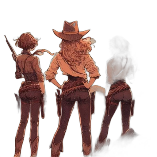 jacket, hat, staff, concept art transparent PNG cut-out