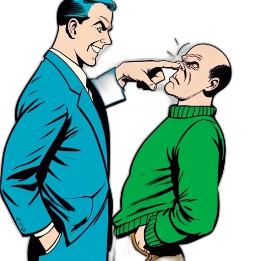 staff, face, mask, comic book art transparent PNG cut-out