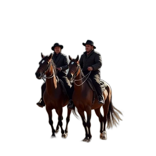 hat, jacket, animal, staff transparent PNG cut-out