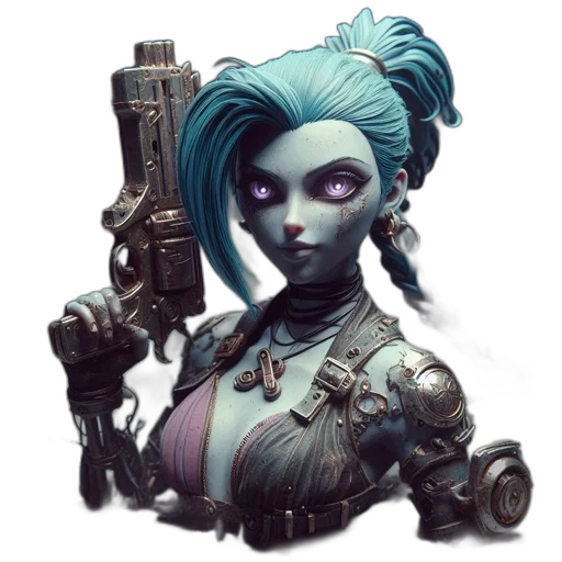 robot, staff, weapon, face transparent PNG cut-out