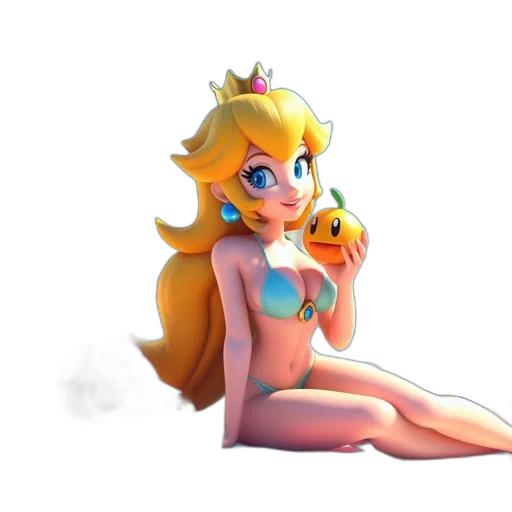 crown, dress, staff, creature transparent PNG cut-out