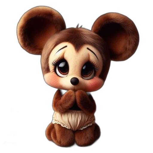 animal, staff, mask, 3d render transparent PNG cut-out