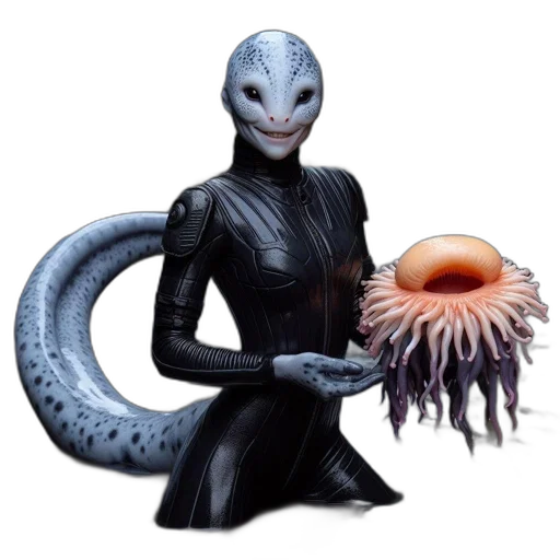 creature, animal, mask, staff transparent PNG cut-out