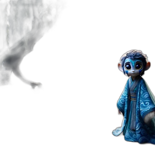 creature, dragon, staff, robot transparent PNG cut-out