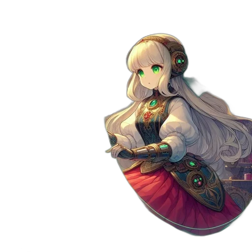 sword, staff, weapon, dress transparent PNG cut-out
