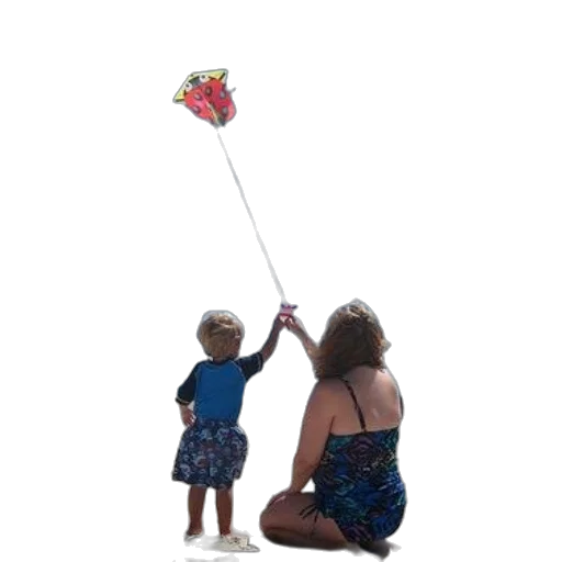 umbrella, staff, flower, beach transparent PNG cut-out