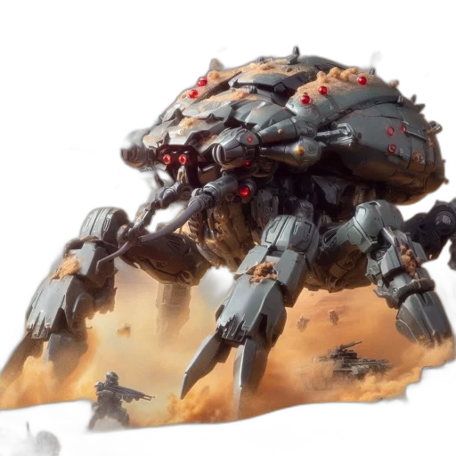 robot, weapon, creature, dragon transparent PNG cut-out
