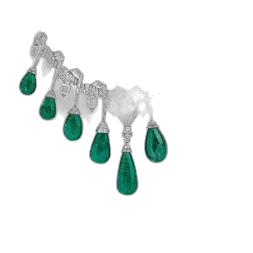 jewelry, green, luxurious, necklace transparent PNG cut-out