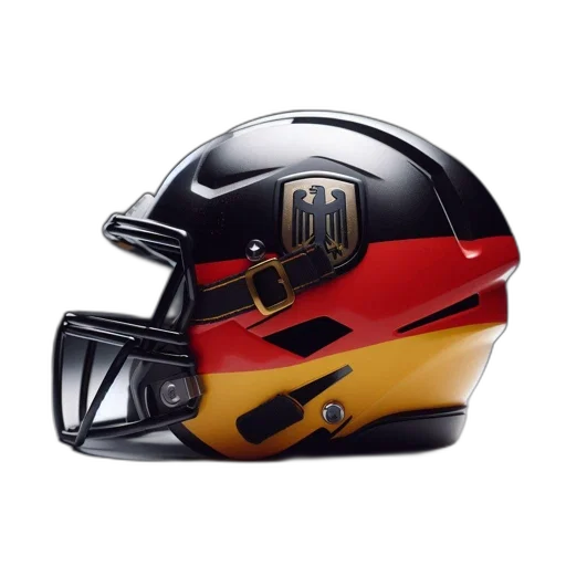 photorealistic, black, football, helmet transparent PNG cut-out