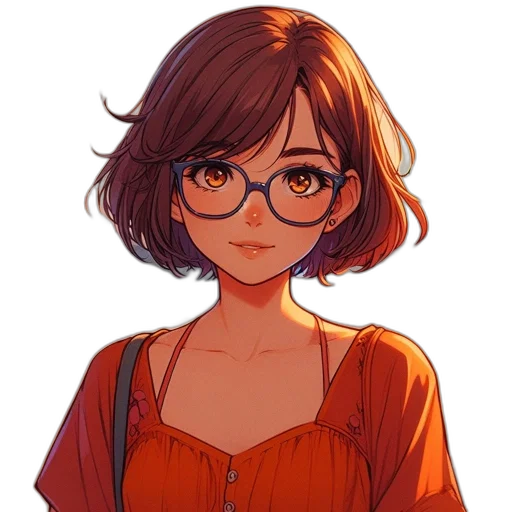 dress, face, staff, jacket transparent PNG cut-out