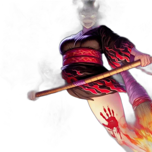 sword, staff, weapon, fantasy art transparent PNG cut-out