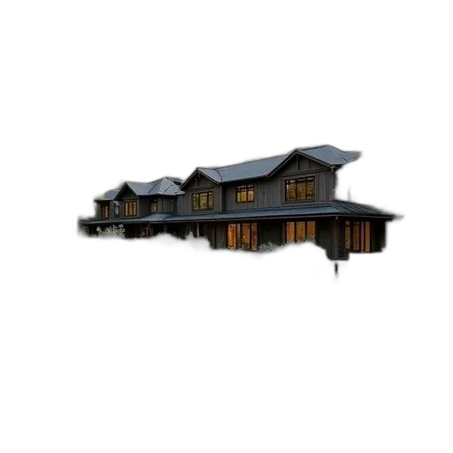 building, 3d render, photorealistic, concept art transparent PNG cut-out