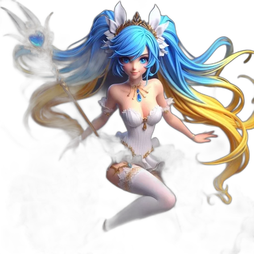staff, fantasy art, concept art, anime transparent PNG cut-out