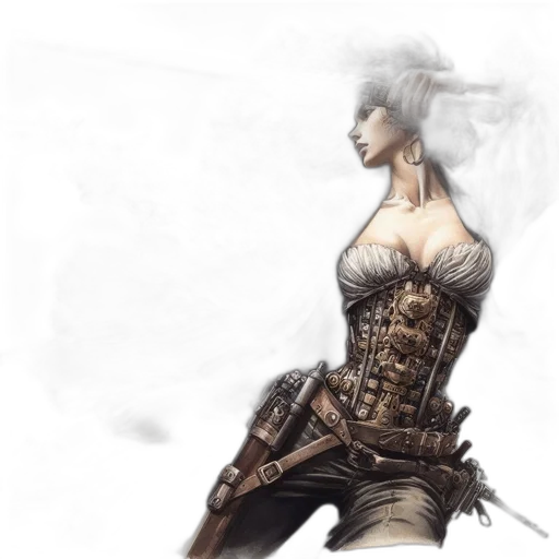 dress, weapon, sword, concept art transparent PNG cut-out
