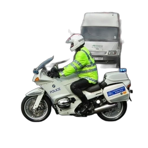 police, officer, motorcycle, middle transparent PNG cut-out