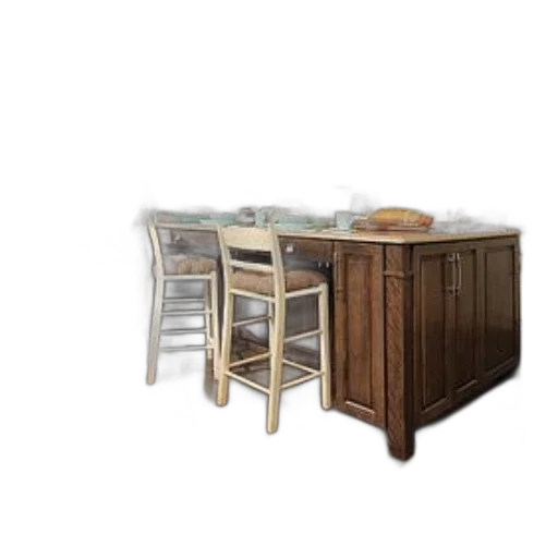 furniture, 3d render, photorealistic, earth tones transparent PNG cut-out