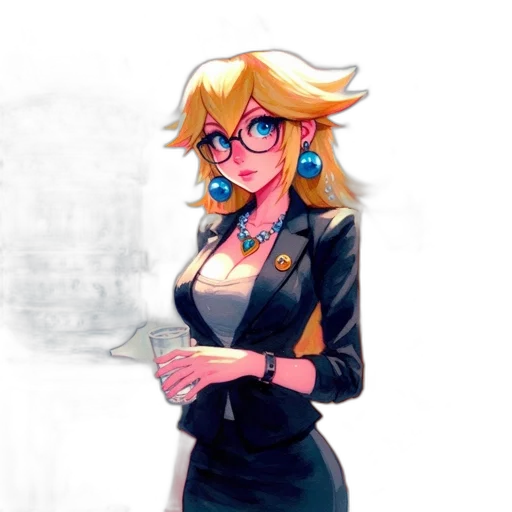 dress, staff, jacket, concept art transparent PNG cut-out