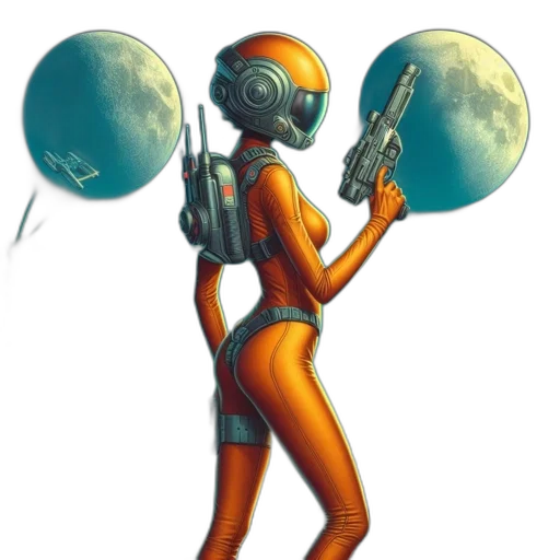robot, staff, weapon, concept art transparent PNG cut-out