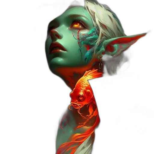 staff, face, mask, dragon transparent PNG cut-out