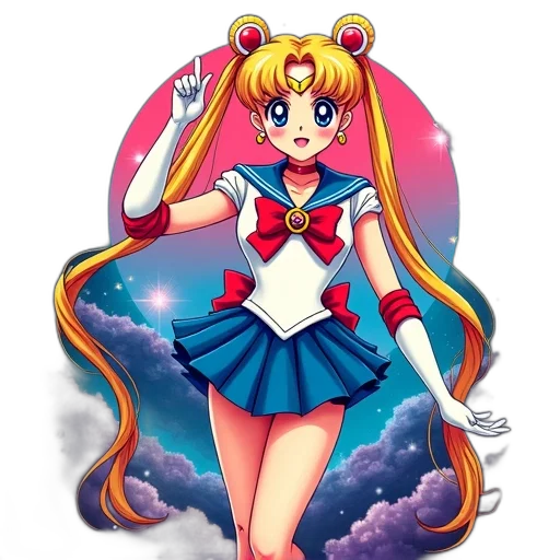 dress, staff, robot, anime transparent PNG cut-out