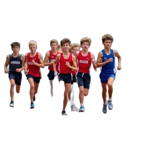 photorealistic, boys, varsity, team transparent PNG cut-out