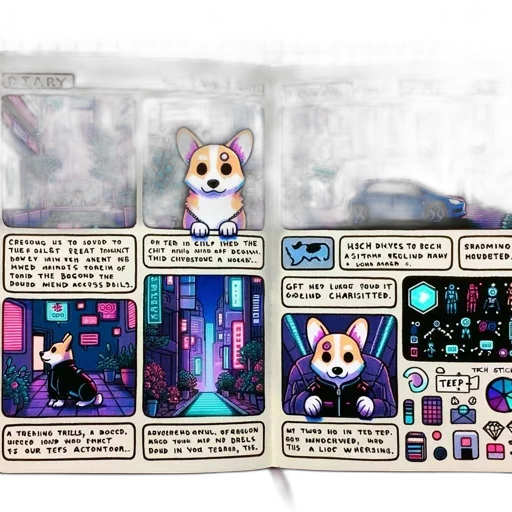 concept art, comic book art, cyberpunk, pixel art transparent PNG cut-out