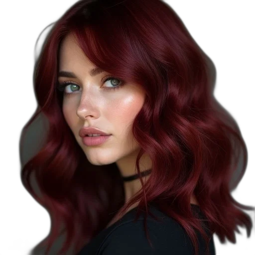 hair, face, crown, photorealistic transparent PNG cut-out