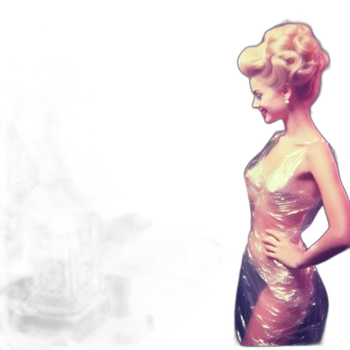 dress, concept art, 3d render, photorealistic transparent PNG cut-out