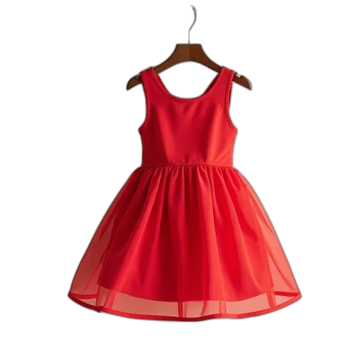 dress, red, new, fashion transparent PNG cut-out