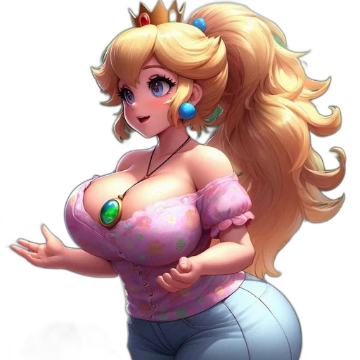 dress, crown, staff, weapon transparent PNG cut-out