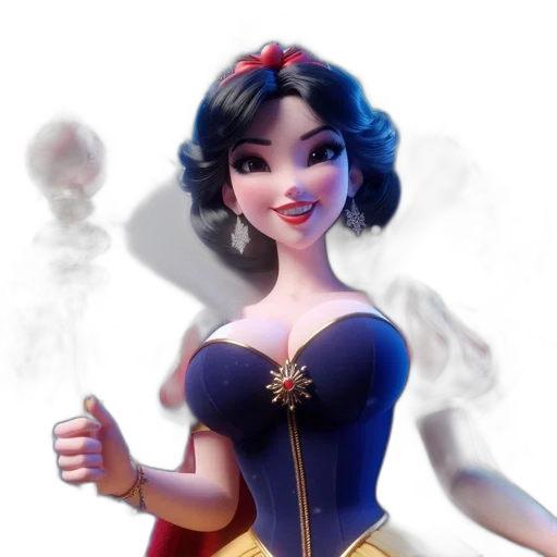 dress, crown, staff, jewelry transparent PNG cut-out