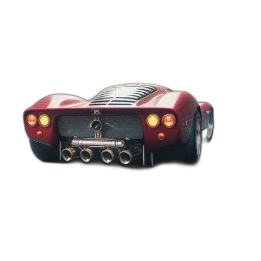 car, weapon, 3d render, photorealistic transparent PNG cut-out