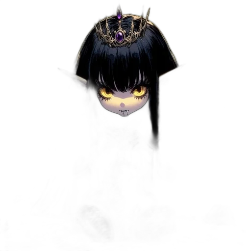 crown, mask, staff, dragon transparent PNG cut-out