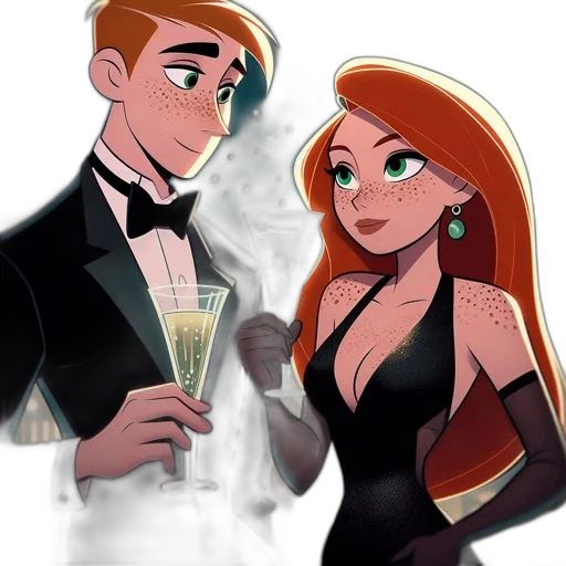 dress, cartoon, concept art, comic book art transparent PNG cut-out
