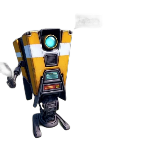 robot, weapon, staff, creature transparent PNG cut-out