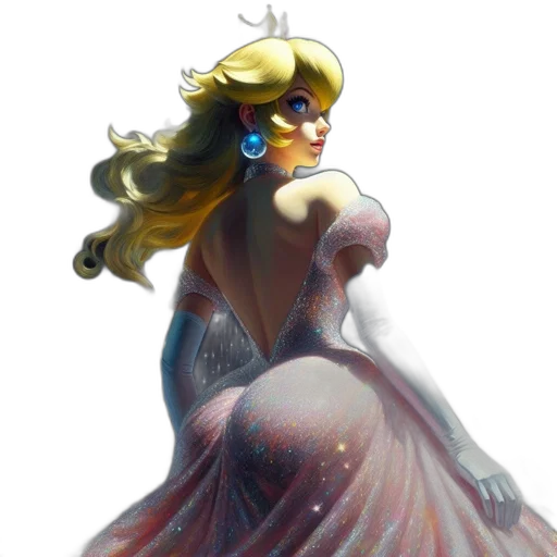 dress, crown, concept art, fantasy art transparent PNG cut-out