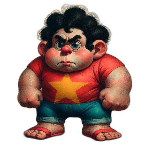 concept art, comic book art, 3d render, pixel art transparent PNG cut-out
